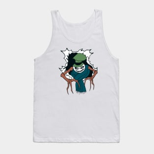 Angry Snowman Tank Top